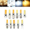 Dimmable E11 E12 E14 E17 G4 G8 G9 BA15D 2.5W LED COB Silicone Pure White Warm White Light Bulb 110V