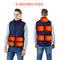 9 HeatingPads Blue USB Men Women Electric Heated Vest Jacket Coat Washable Warm