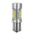 Pair 1156 BA15S 21SMD LED Car Brake Lights Tail Bulb Stop Lamp White/Yellow 12W DC 12V