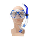 Diving Mask Scuba Snorkel Goggles Face Glasses With Breath Tube Set For Adult
