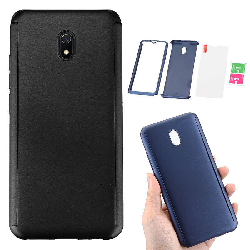 For Xiaomi Redmi 8A Case Bakeey 360 Full Cover Frosted Ultra-thin 3 in 1 Plating PC Hard Protective Case