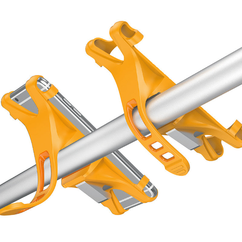 Baseus Bicycle Fluorescent Phone Holder Flexible Silicone Wehicle Mount for Phone under 6 inches