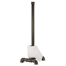 Paper Towel Holder Free Standing Vintage Toilet Roll Hold Industrial Pipe Fitting