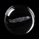 Laser Engraved Solar System Ball 3D Miniature Planets Sphere Glass Globe