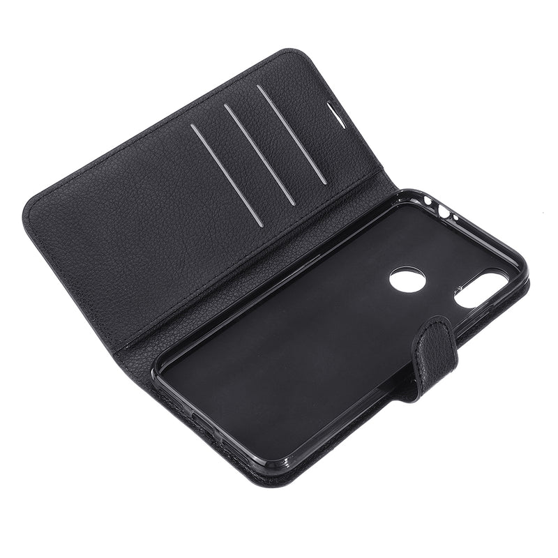 Bakeey Litchi Pattern Shockproof Flip with Card Slot Magnetic PU Leather Full Body Protective Case for Xiaomi Redmi Note 7 / Redmi Note 7 Pro