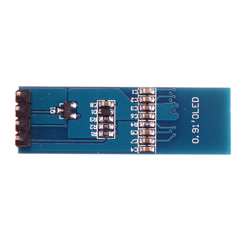 5pcs 0.91 Inch 128x32 IIC I2C White OLED Display Module SSD1306 Driver IIC DC 3.3V 5V For