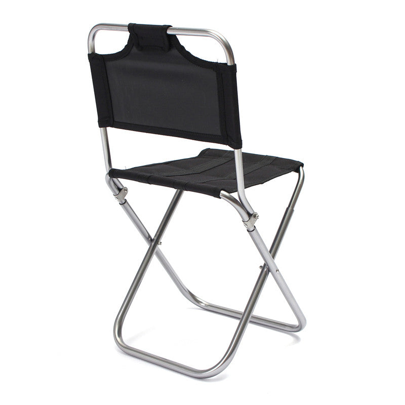 ZANLURE 2 In 1 Folding Fishing Chair Camping Picnic Beach Seat Portable Stool