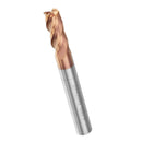 Drillpro HRC58 Round Nose 4 Flutes End Mill Cutter 2R0.2-6R0.5 AlTiN Coating CNC End Mill Cutter