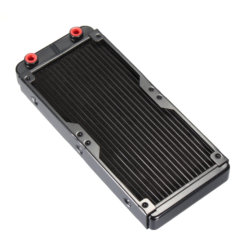 G1/4 18 Tubes 240mm Aluminum Computer Radiator Water Cooling Cooler For PC CPU Cooling