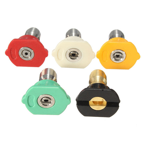 5pcs 2.0 GPM High Pressure Washer Spray Nozzles Tips For High Pressure Cleaner Watering Tools