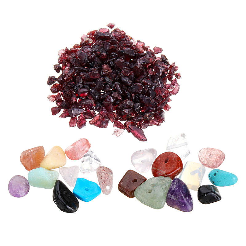 10 Colours 3 Size Natural Quartz Crystal Gem Stone Loose Beads Mineral Healing Gemstone