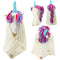 Unicorn Winter Pink Kintted Hat Hooded Scarf Earflap Knitted Cap Xmas Gift Kids / Boy / Girl