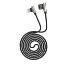 HOCO U42 90 Degree Exquisite Steel Micro USB Charging Data Cable for Tablet Smartphone 1.2M