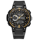 OHSEN AD1705 Digital Watch Dual Display Multifunction LED Sport Swimming Men Watch