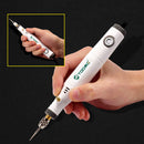 Minleaf ML-7001 18V Electric Grinder Engraving Pen 5000-16000rpm Speed Adjustable Low Noise Mini Carving Cutting Drilling Hole Grinding Polishing Machine