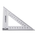 Drillpro 120/180mm Metric Triangle Angle Ruler Stainless Steel Woodworking Square Layout Tool
