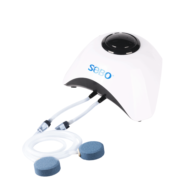 Silent 5W/10W AC Electric Oxygen Pump Portable Single & Double Hole Fish Tank Aquarium Water Pump