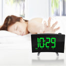 Sensitive LED Digital Projection Clock FM Radio Dual Alarm Clock With USB Charging Desktop Electronic LED Clock