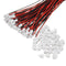 Excellway 100Pcs Mini Micro JST 1.5mm ZH 2-Pin Connector Plug With Wires Cables 150mm