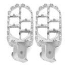 Aluminum Foot Pegs For Yamaha Motocross PW50 PW80 TTR90 TW200 Pit Dirt Bike