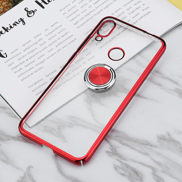 Bakeey Ring Holder Color Plating Hard PC Protective Case For Xiaomi Redmi Note 7 / Redmi Note 7 Pro