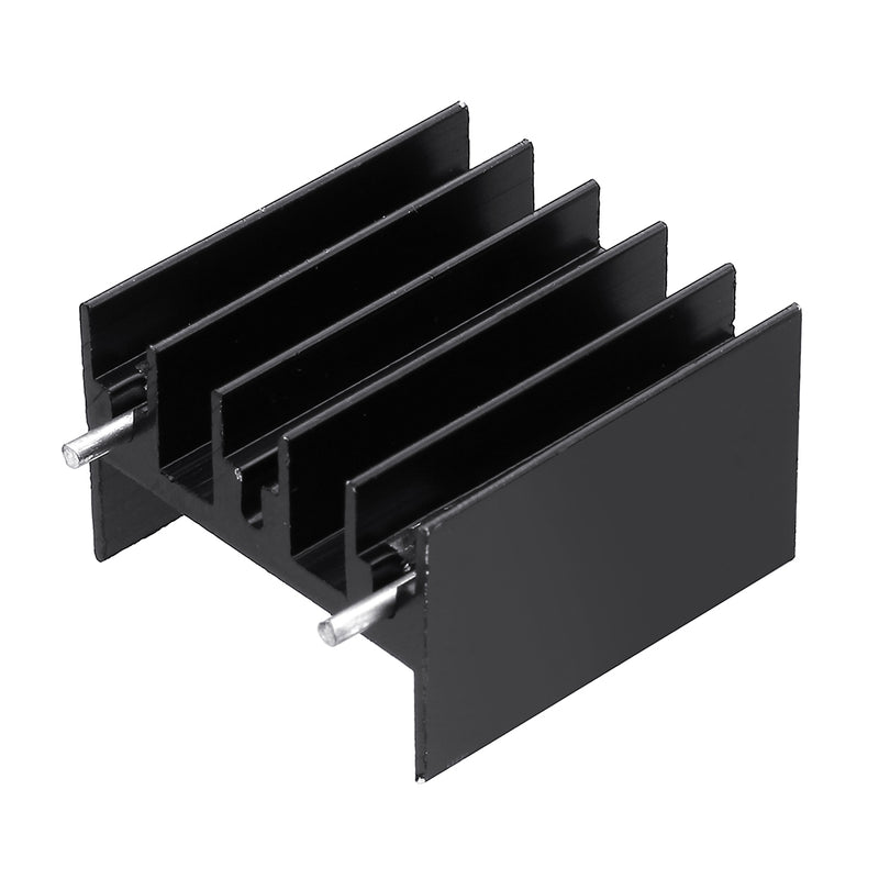 50Pcs TO-220 Aluminum Triode Heat Sink 25x23.5x15.8mm Aluminum Radiator