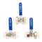 TMOK 3/4" 1" 1-1/4" PPR Brass Ball Valve Heat Fusion Double Union Socket Plumbing Fitting