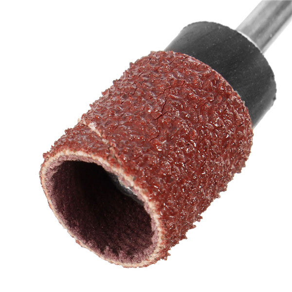 52pcs 80 120 Grit Sanding Drum Sleeves Sander with 2 Mandrels for Dremel Rotary Tool