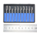 10pcs 2.34*6mm Tungsten Carbide Cutter Rotary Burr Set CNC Engraving Bit
