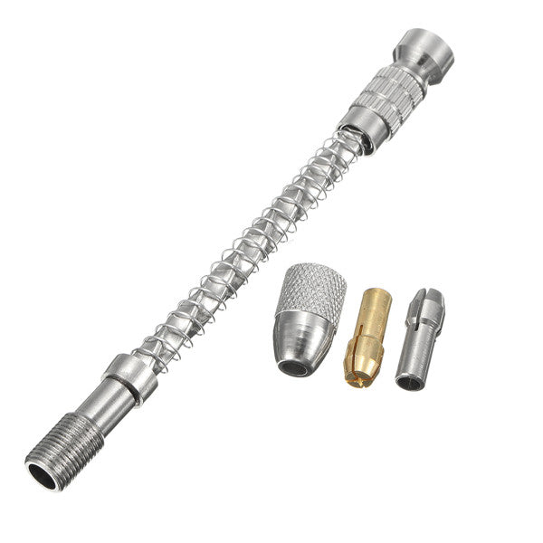 Raitool DT03 Aluminum Alloy Mini Spiral Hand Hold Punching Manual Drill Craft DIY Tool