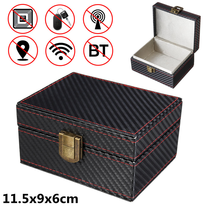 Faraday Box Keyless Car Key Phone Signal Blocker Anti Thief Safe Box RFID Blocking Pouch