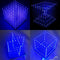 Geekcreit 8x8x8 LED Cube 3D Light Square Blue LED Flash Electronic DIY Kit