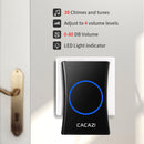 CACAZI A30 Smart Waterproof Wireless Music Doorbell Battery 300M Remote Button Receiver Home Call Ring Bell