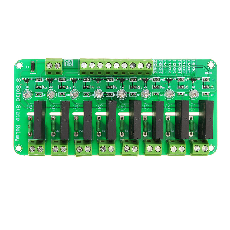 5V DC 2A 8 Channel Solid State Relay Module