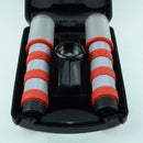 2 Pack HS-1220 Multifuncation Magnetic Tail Standable LED Traffic Warning Light Flashlight