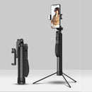 Wireless bluetooth Tripod Selfie Stick Remote Control Video Balance Stable Handle Selfie Stick