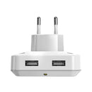 3pcs BlitzWolf BW-LT14 Plug-in Smart Light Sensor LED Night Light with Dual USB Charging Socket