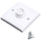 220V LED Dimmer Single Light Rotary Switch for Dimmable Lighting White