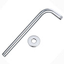 Stainless Steel Shower Extension Arm Home Bathroom Wall Mounted Shower Head Pipe