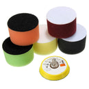 Drillpro 16pcs 2 Inch Sponge Flat Polishing Buff Pad for Car Polisher