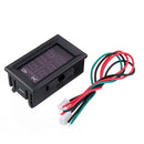 DC 0-300V 500A Voltage Current Panel Meter Digital Blue Red Dual LED Voltmeter Ammeter With 500A/75mV Shunt