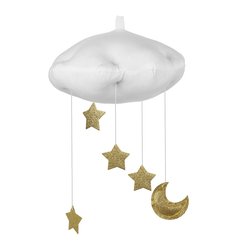 White Pink Moon Cloud And Star Baby Bed Hanging Room Decorations Accessories Nursery Decor Drop