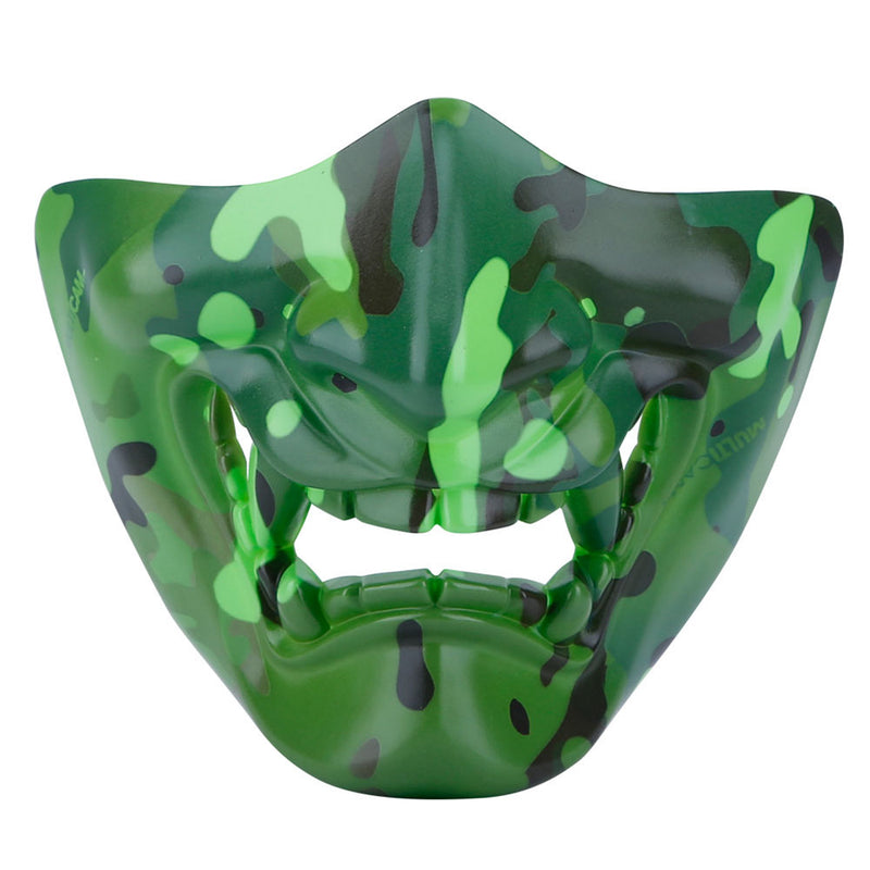 WosporT Tactical Outdoor CS Game Noctilucent Half Face Mask Party Halloween Cosplay Mask