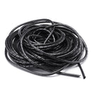 Balck 6mm 13.5M Length PE YL692 Flexible Spiral Wrapping Wire Hiding Cable Sleeves for 3D Printer