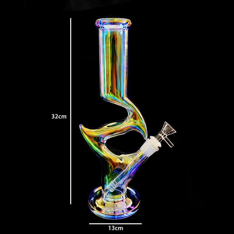 Beaker Glass Joint Pipes Bubblers for Smoking Recycler T obacco Glass Water Recycler H ookah Pen