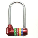 Long 4 Digit Number Code Dial Combination Padlock Security Safety Cabinet Luggage Lock