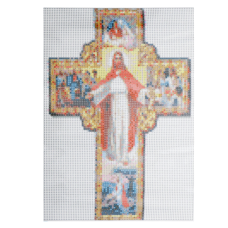 5D Diamond Painting Christ Religious Theme Cross Stitch Kit DIY Decorations Gift