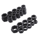 Drillpro 10pcs Damaged Nut Bolt Extractor Repair Kit Metric Broken Bolt Remover Stud Extractor