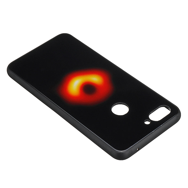 Bakeey Black Holes Collapsar Tempered Glass&Soft TPU Protective Case For Xiaomi Mi 8 Lite