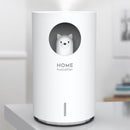900ml Bear LED Ultrasonic USB Air Humidifier Low Noise Aroma Essential Oil Cool Steam Diffuser Anti-dry Burning